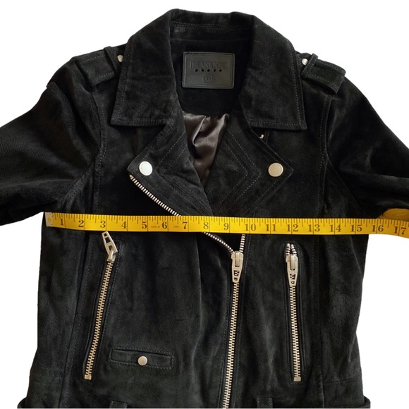 BLANKNYC black suede moto jacket, size x-small - Picture 7 of 10